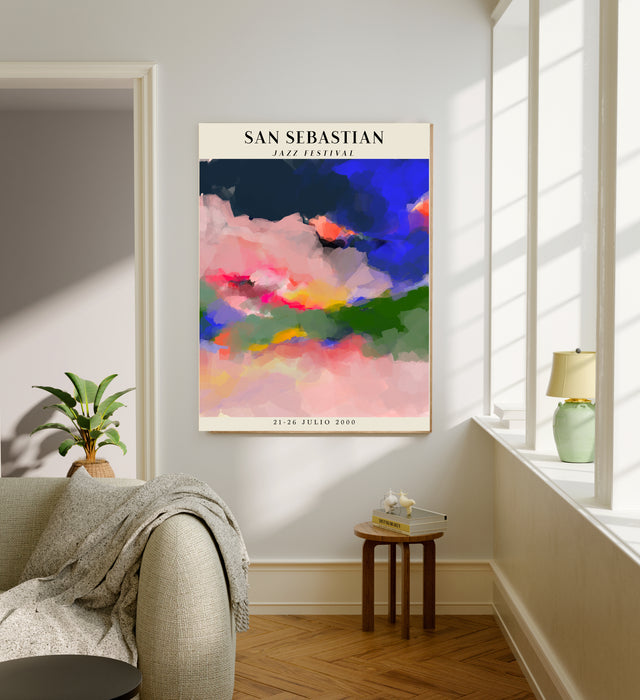 Jazz Festival San Sebastian Art Print