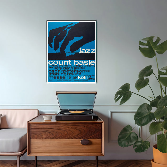 Jazz Festival Count Basie Art Print