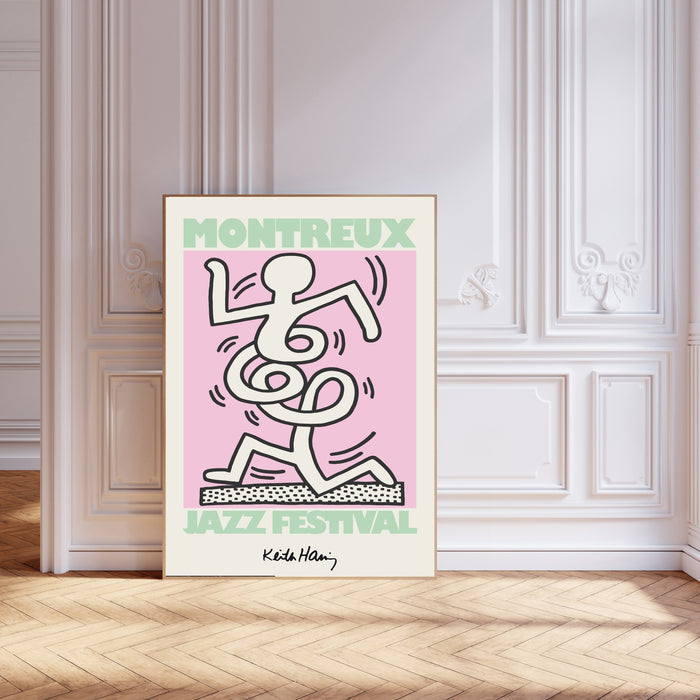 Jazz Keith Haring Art Print