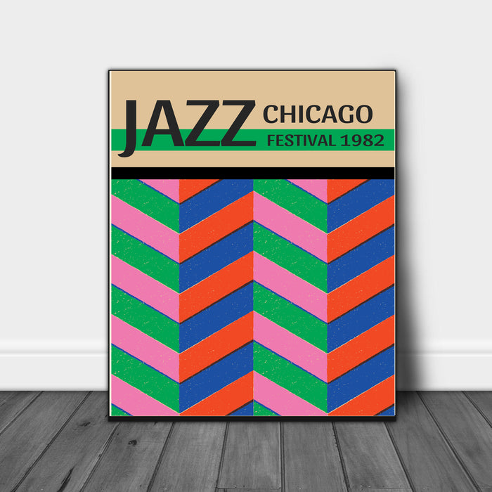 Jazz Festival Chicago Print 1982