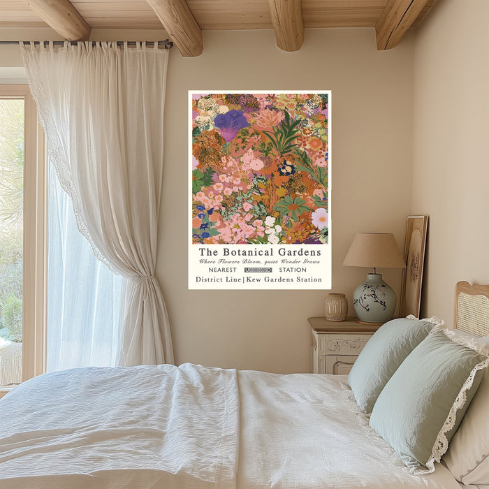 Botanical Garden Floral Art Print