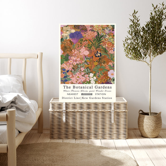Botanical Garden Floral Art Print
