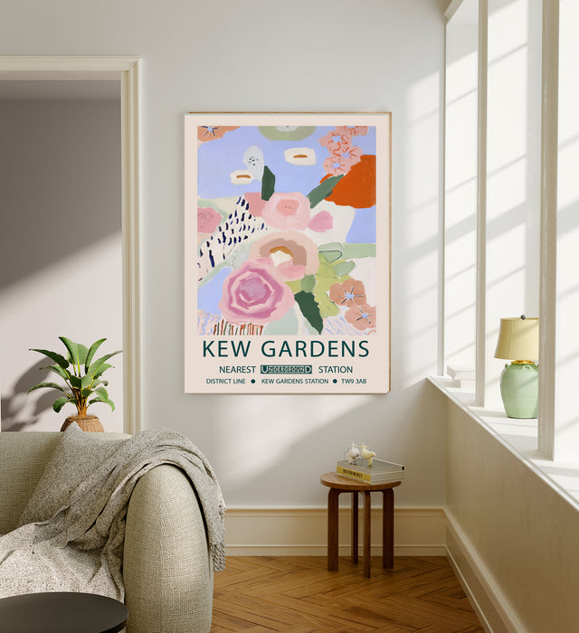 Kew Gardens's Botanical Pastel Art Print