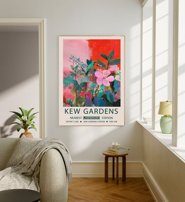 Kew Gardens's Botanical Pastel Art Print