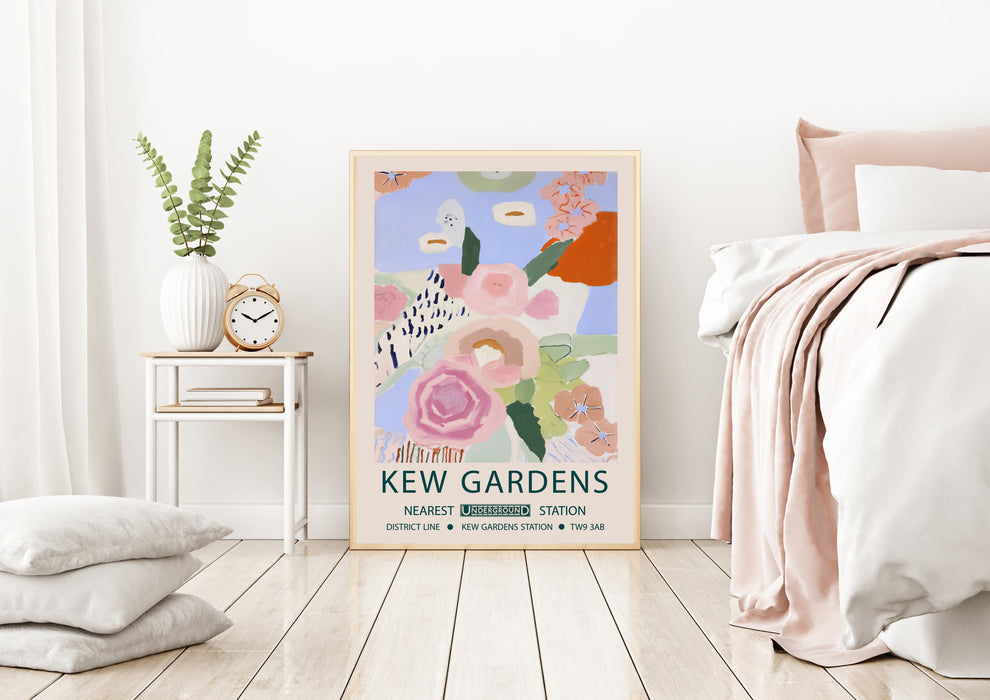 Kew Gardens's Botanical Pastel Art Print