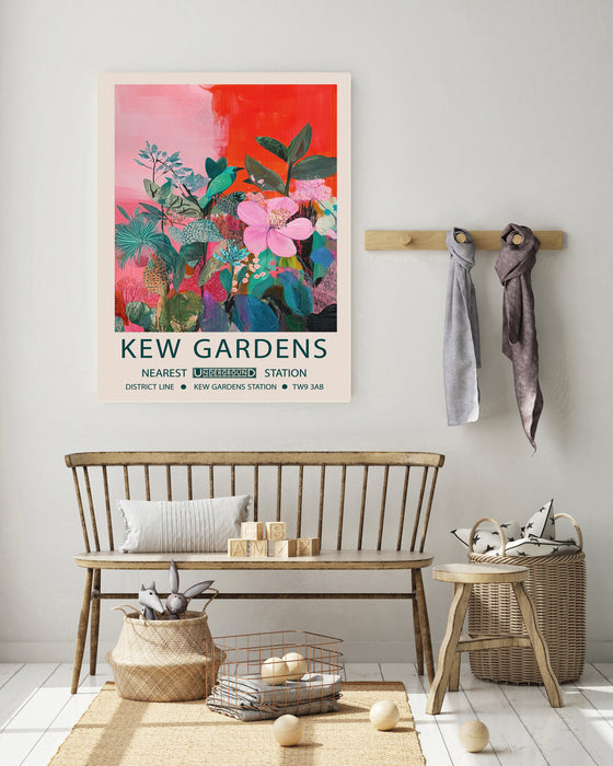Kew Gardens's Botanical Pastel Art Print