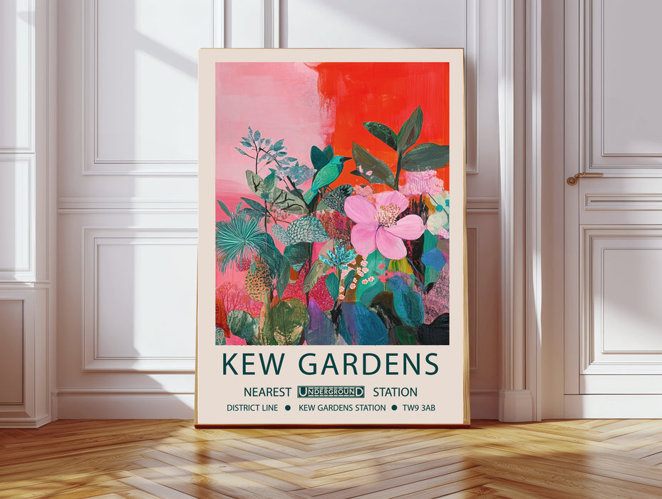 Kew Gardens's Botanical Pastel Art Print