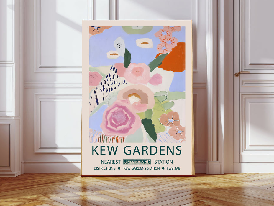 Kew Gardens's Botanical Pastel Art Print