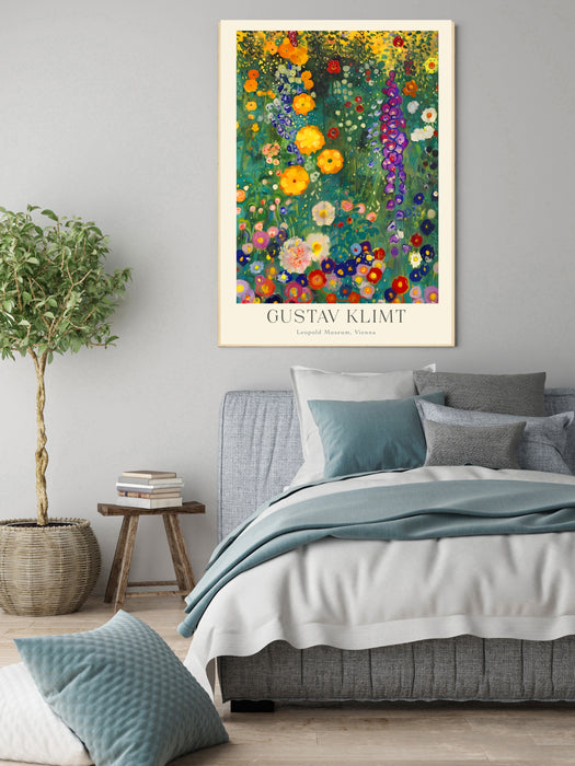 Gustav Klimt Cottage Garden Art Print
