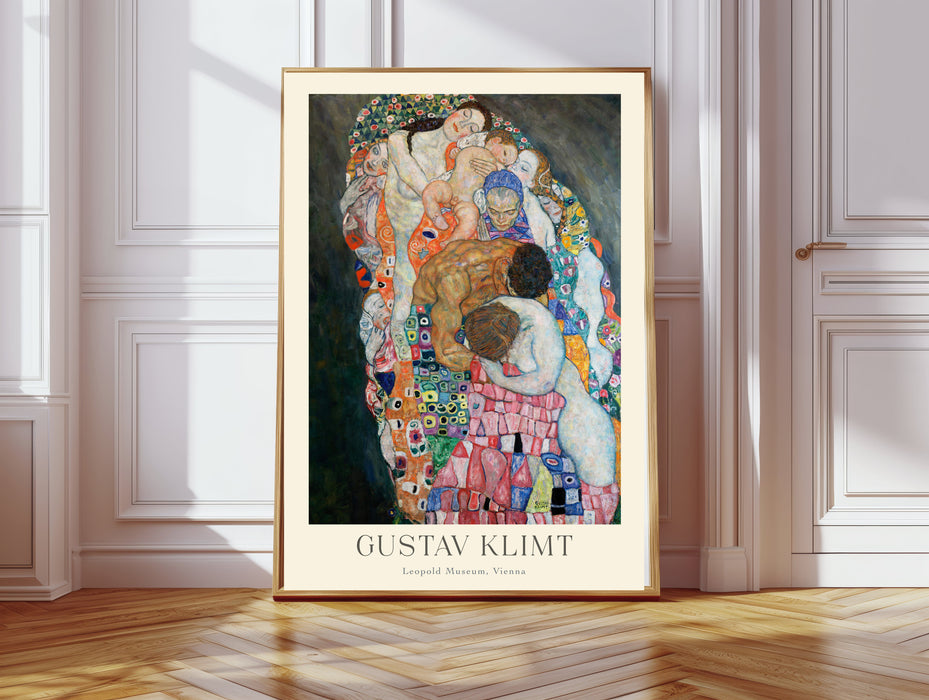 Gustav Klimt Life and Death Art Print