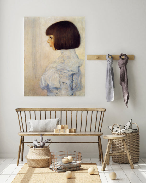Gustav Klimt Portrait of a Girl Art Print