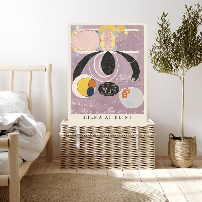 Hilma af Klint Lilac Abstract Art Print | The Ten Largest No. 10 Old Age