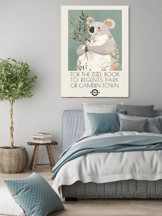 London Zoo Koala  Art Print