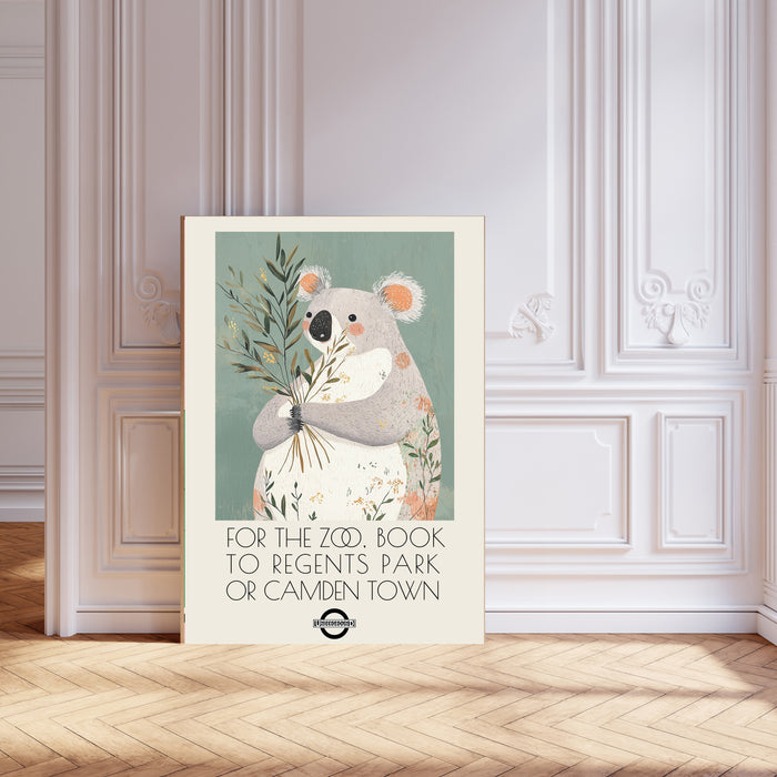 London Zoo Koala  Art Print