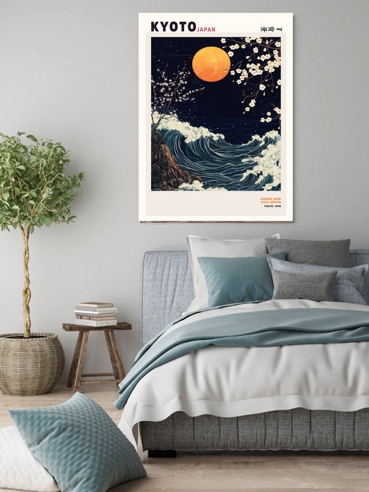 Japanese Kyoto Sea Art Print