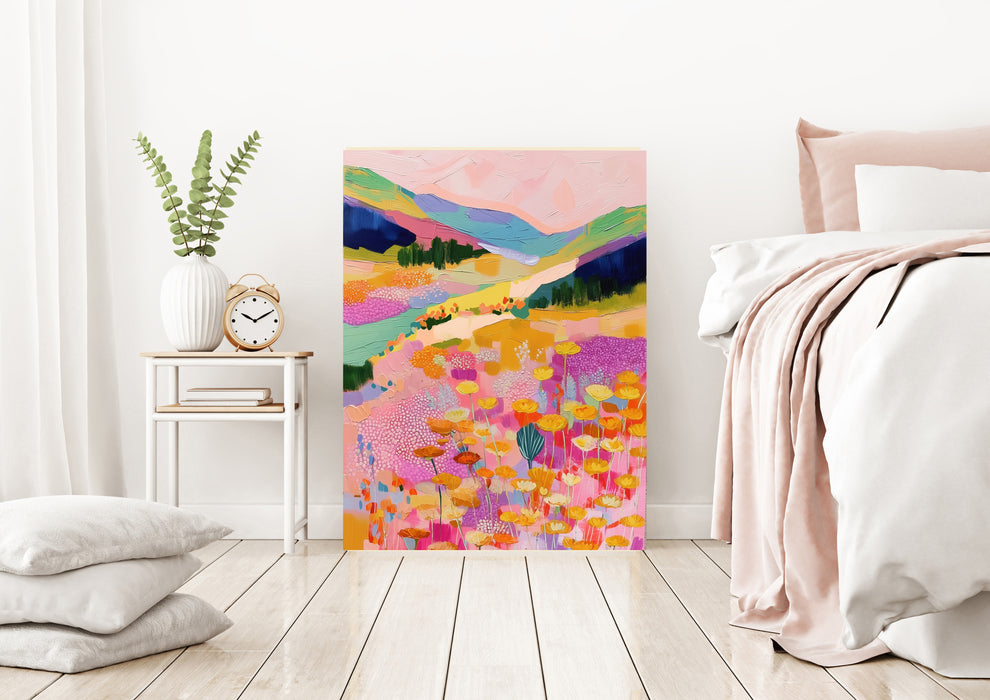 Botanical Vibrant Landscape Art Print