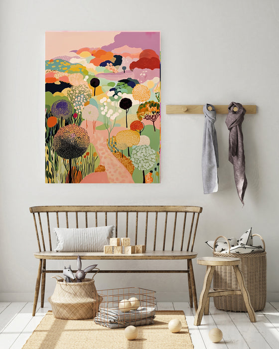 Botanical Vibrant Landscape Art Print
