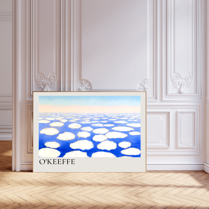 Georgia O'Keeffe Clouds Landscape Art Print