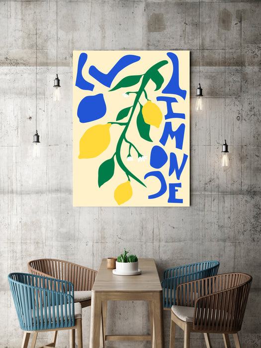 Lemon's Typography Kitchen Art Print