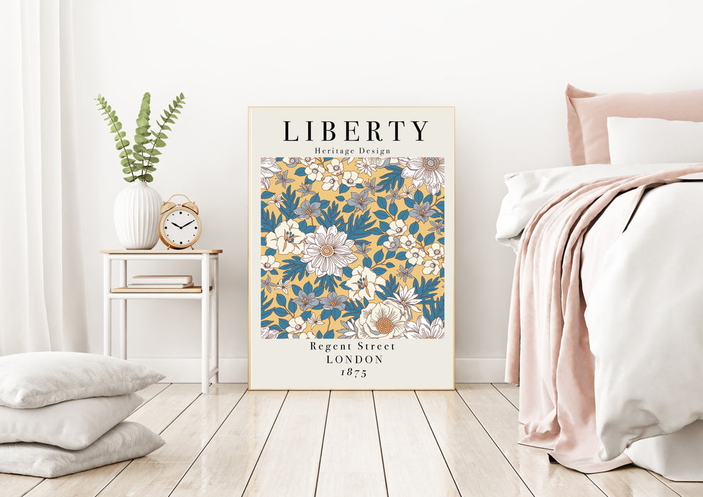 Liberty Yellow Megan Art Print