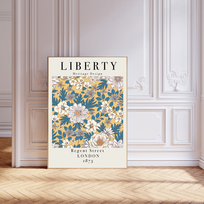 Liberty Yellow Megan Art Print