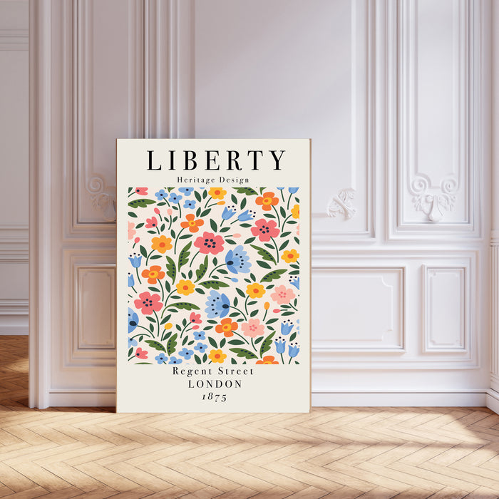 Liberty Darcy Flower Art Print