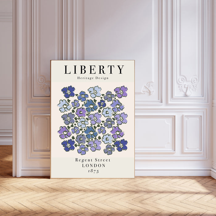 Liberty Pansy Art Print