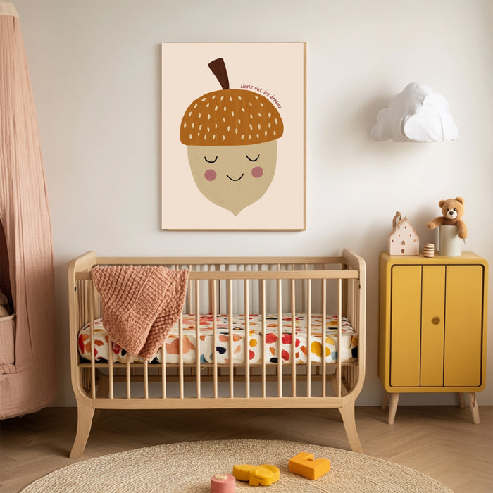Little Acorn, Big Dreams Nursery Art Print