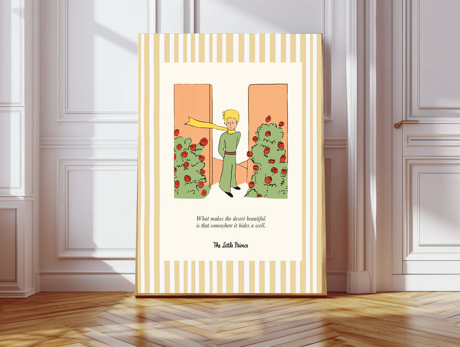 The Little Prince Vintage Children's Book Cover Art Print