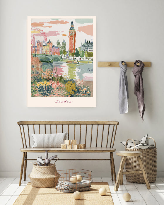 London City Travel Art Print