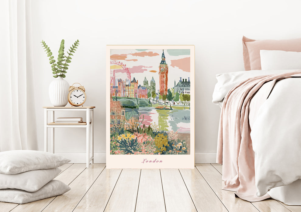 London City Travel Art Print