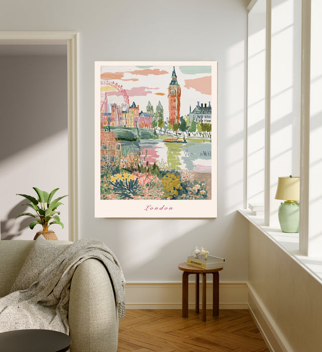 London City Travel Art Print