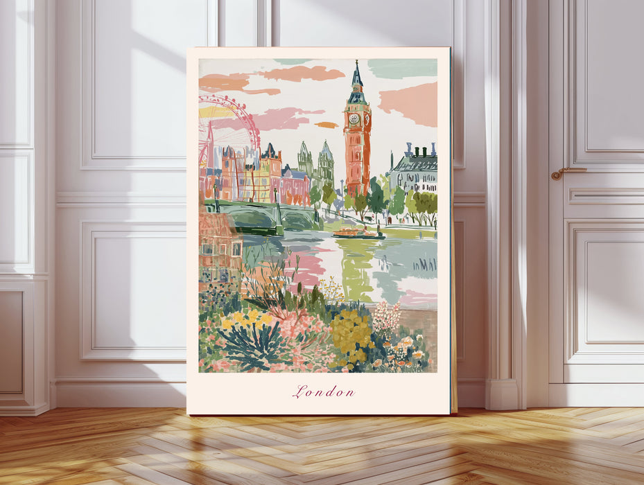 London City Travel Art Print