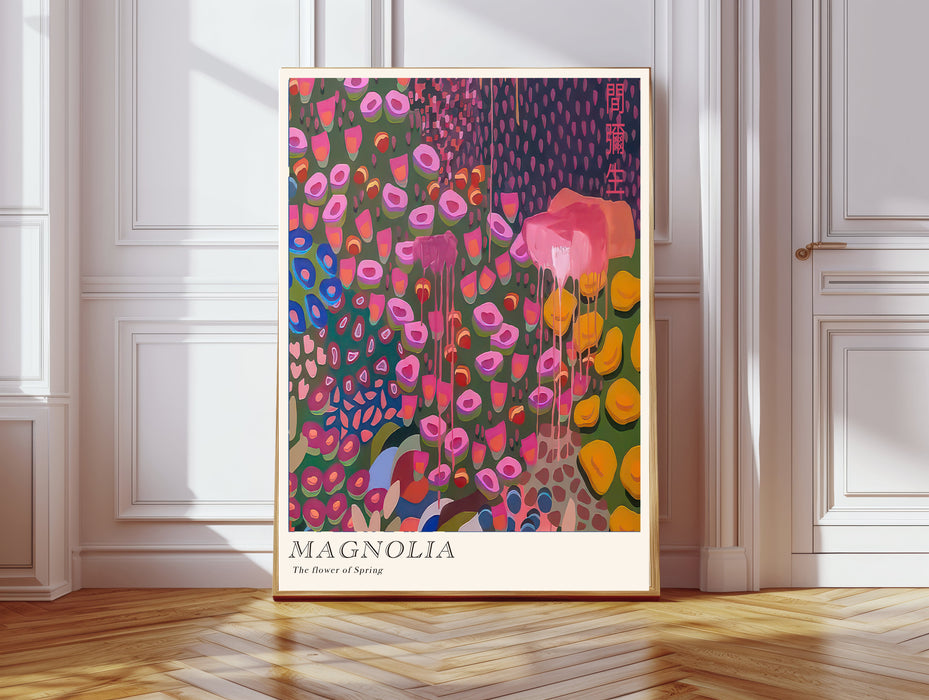 Japanese Magnolia Floral Art Print | Stanley Street Studio