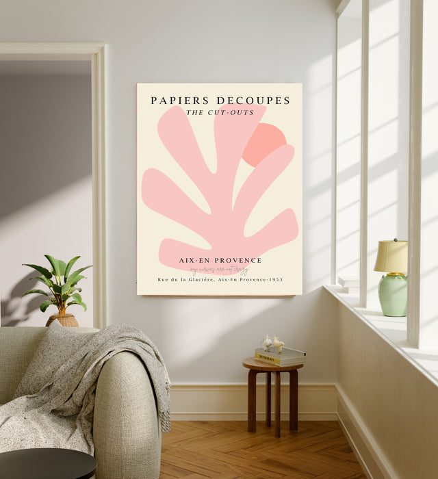 Henri Matisse Pink Leaf Exhibition Art Print
