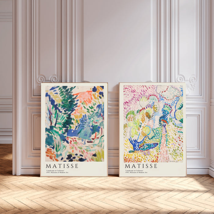 Matisse Pastel Landscape Set Of Two Art Prints