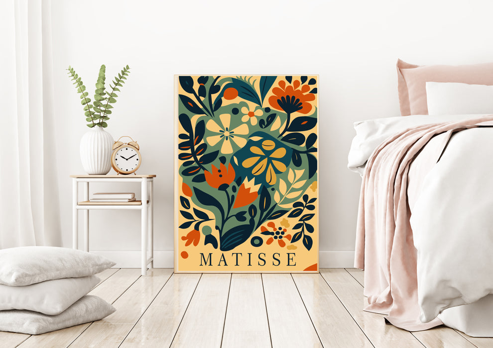 Matisse Flower Boho Art Print