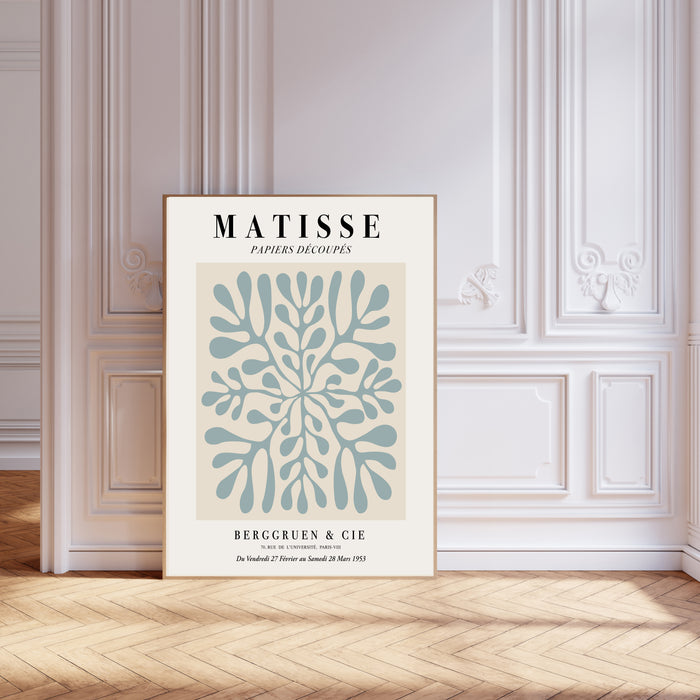 Matisse Green Leaf Print