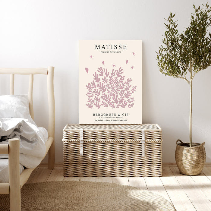 Henri Matisse Pink Leaf Botanical Art Print