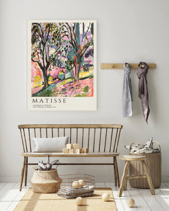 Henri Matisse Abstract Tree Landscape Art Print
