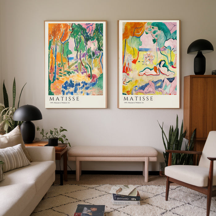 Matisse Landscape Set Of Two Art Prints