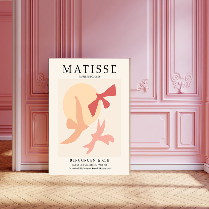 Matisse Cream Bird Art Print