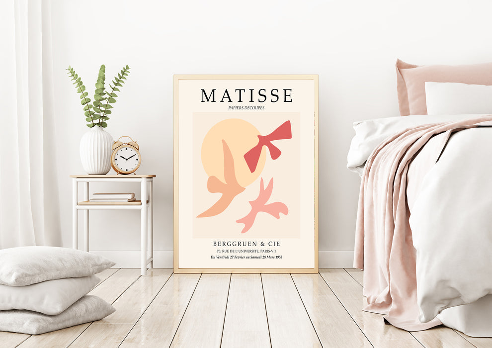 Matisse Cream Bird Art Print