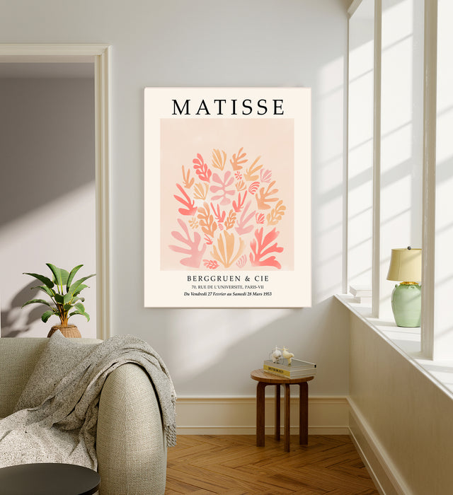 Pink Pastal Matisse Exhibition Art Print