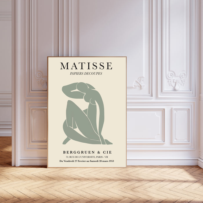 Matisse Green Nude Art Print