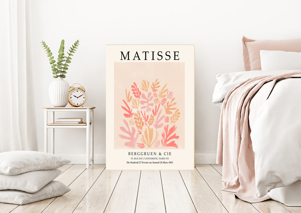 Pink Pastal Matisse Exhibition Art Print