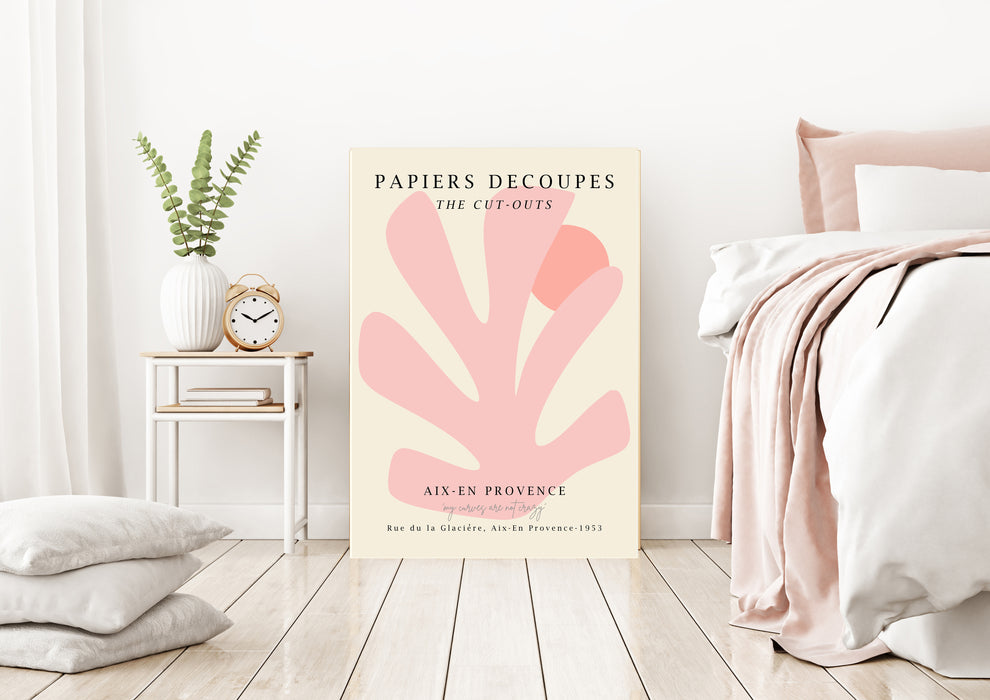 Henri Matisse Pink Leaf Exhibition Art Print