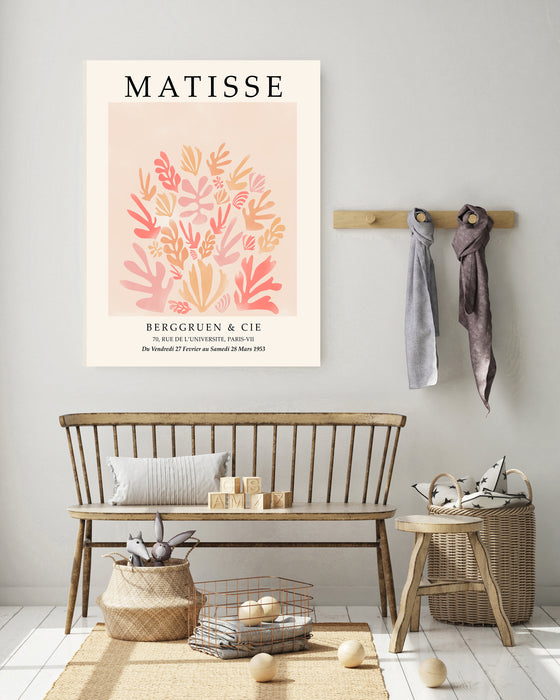 Pink Pastal Matisse Exhibition Art Print