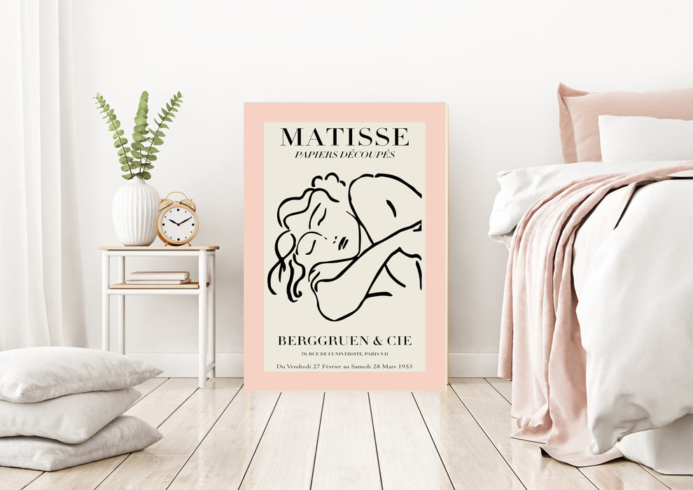 Henri Matisse Pastel Pink Sleeping Female Art Print
