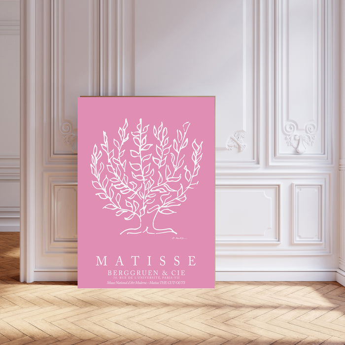 Pink Tree Matisse Exhibition Art Print